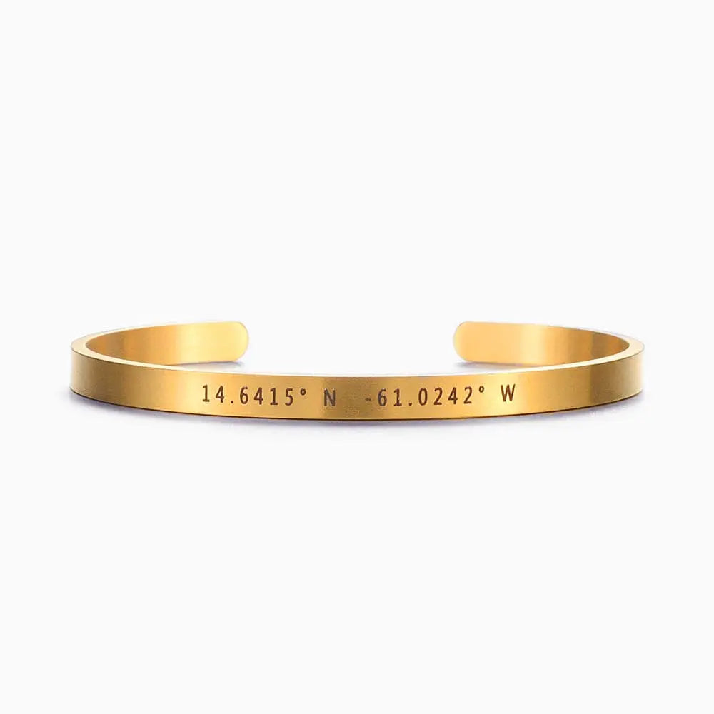 Bracelet Jonc Couple Or / À l’intérieur