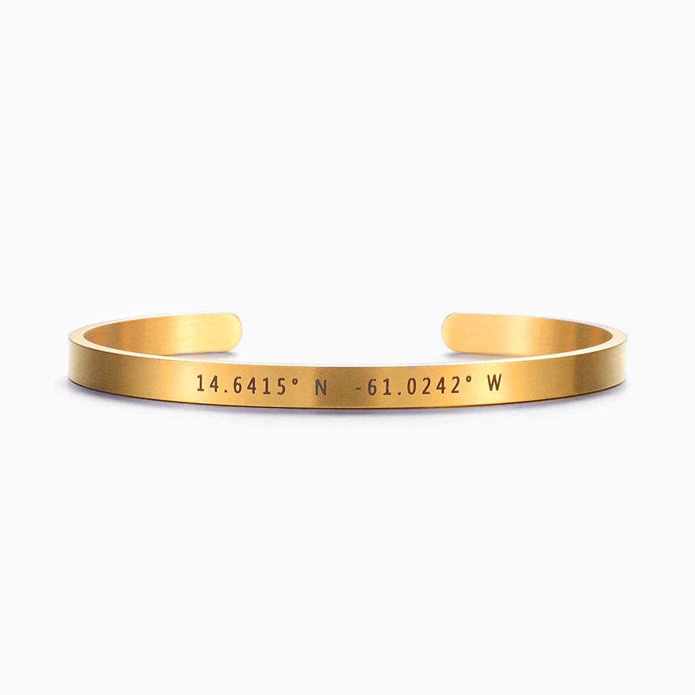 Bracelet Jonc Couple Or / À l’intérieur
