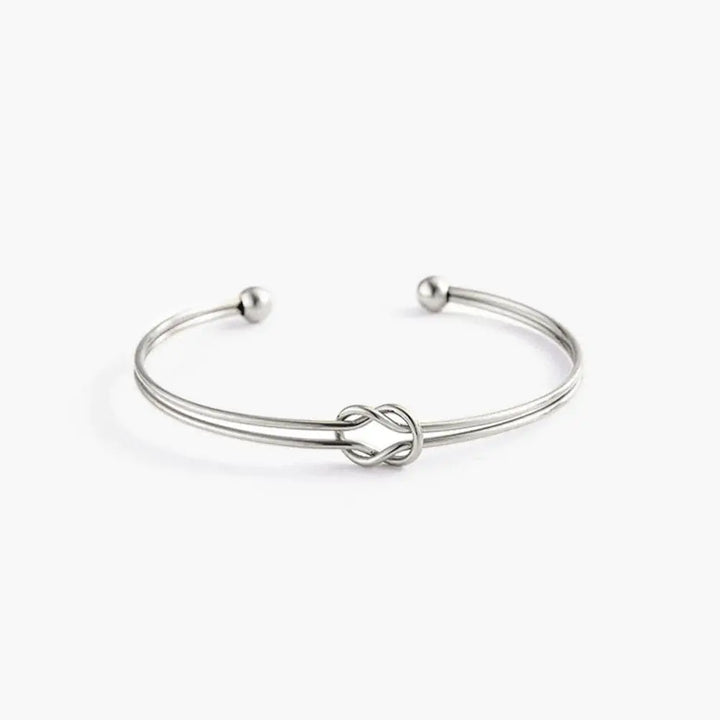 Bracelet Jonc Meilleure Amie Argent / 45mm