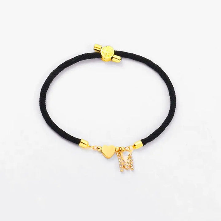 Bracelet Meilleure Amie Pour 2 Noir / A
