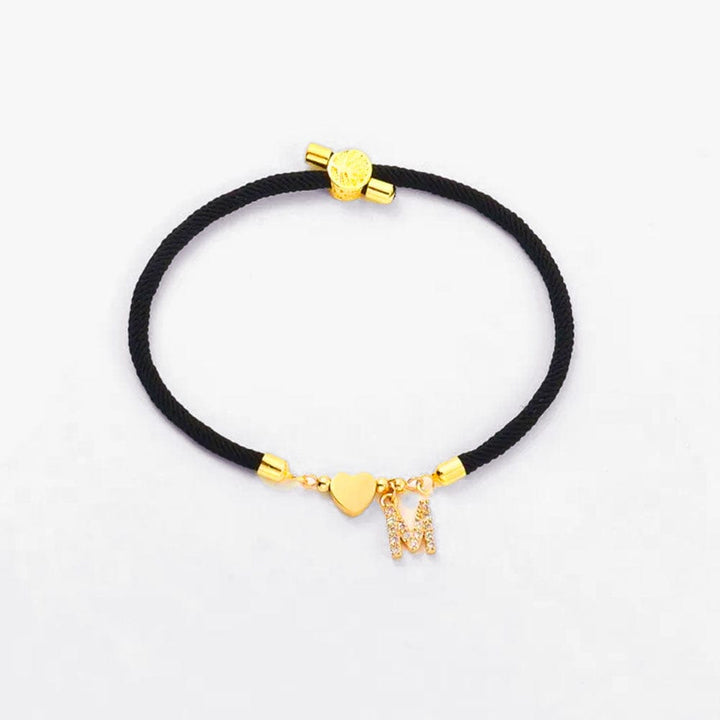Bracelet Meilleure Amie Pour 2 Noir / A