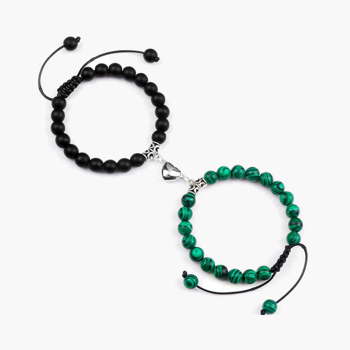 Bracelet Pierre De l'Amitié Matte-Malachite