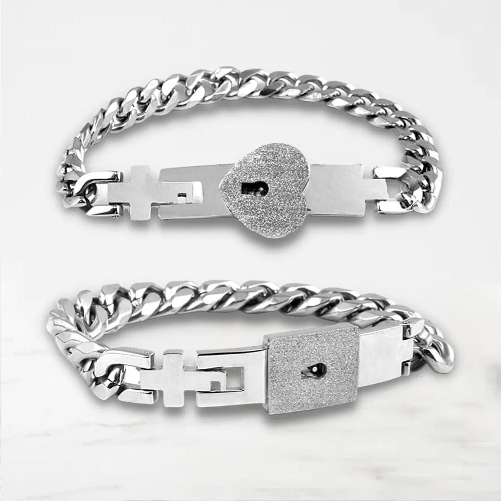 Bracelet Pour Amoureux Bracelet Couple Quai Des Amours Coeur