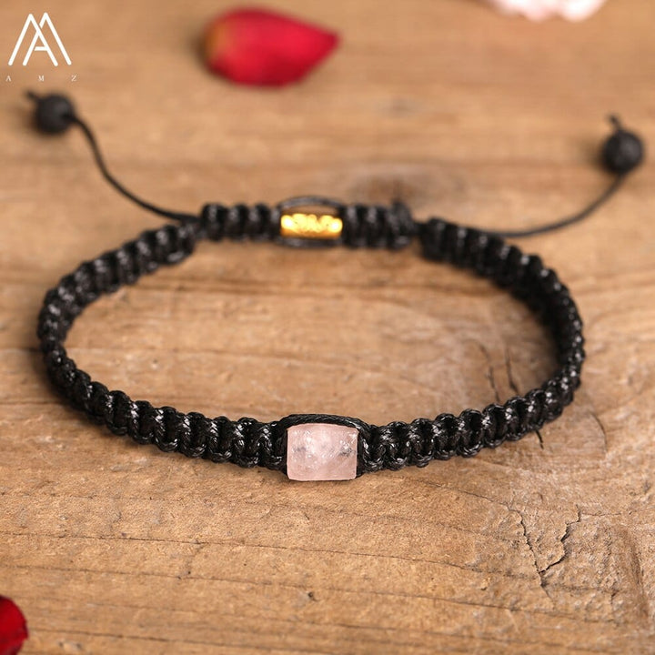 Bracelet Union Couple Quartz-Rose / Ajustable