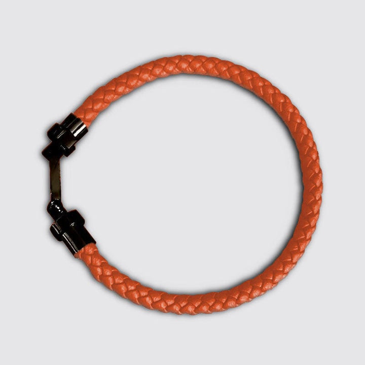 Bracelet Unisex Couple Orange / 17cm / Noir
