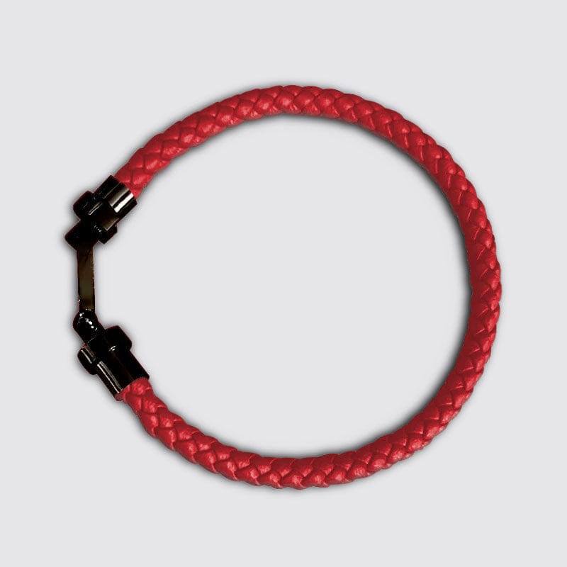Bracelet Unisex Couple Rouge / 17cm / Noir