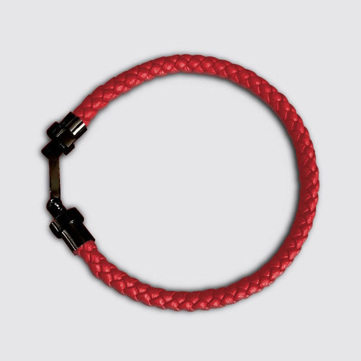 Bracelet Unisex Couple Rouge / 17cm / Noir