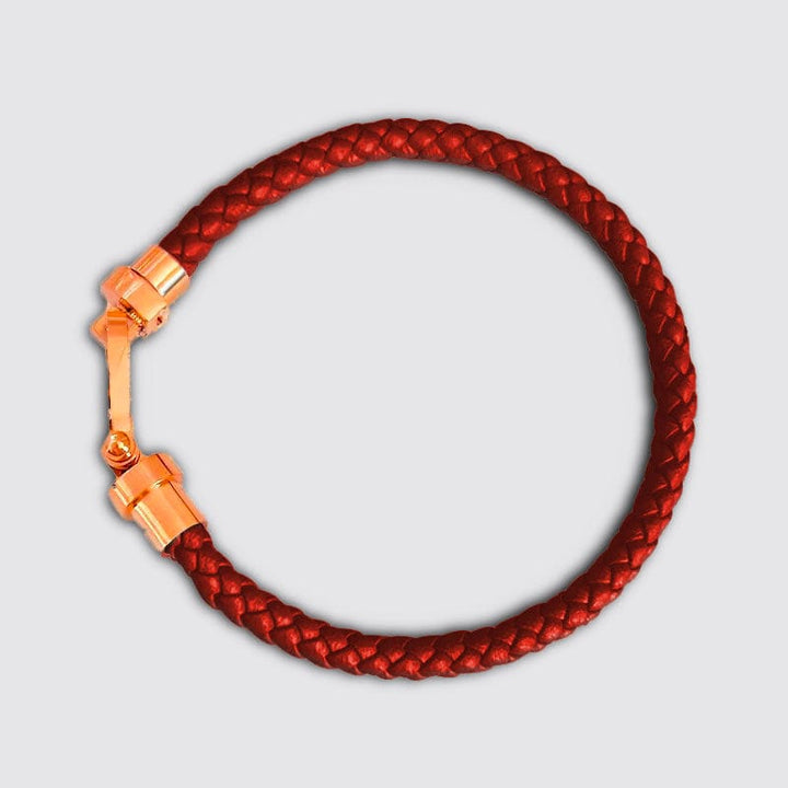 Bracelet Unisex Couple Rouge / 17cm / Or-Rose
