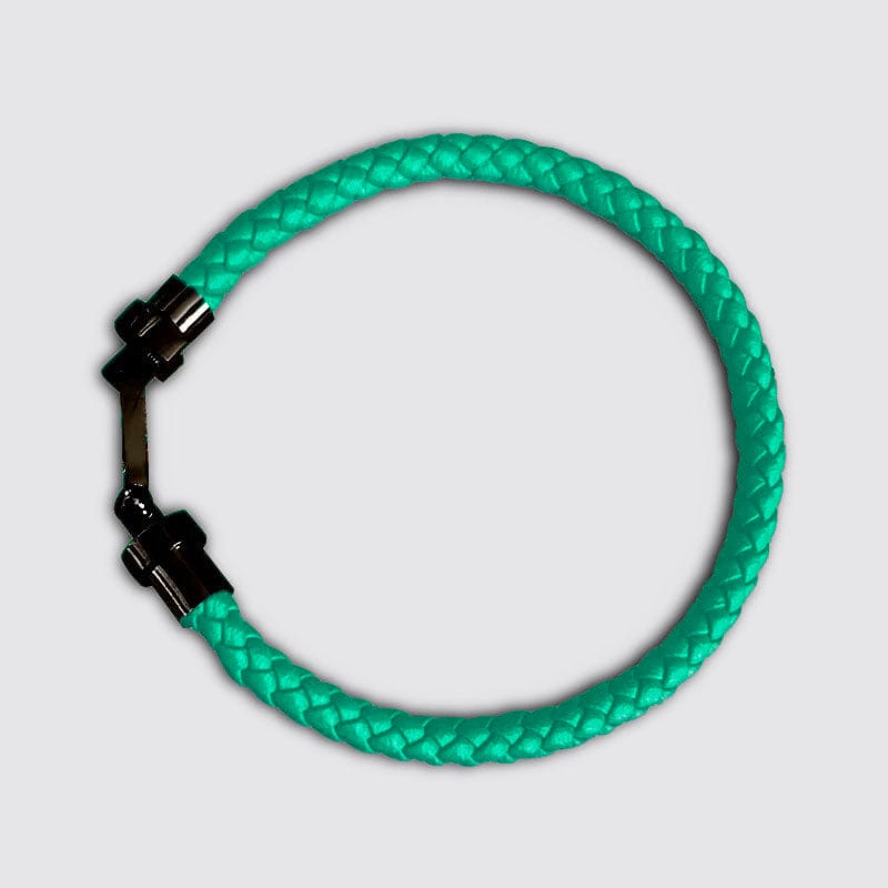 Bracelet Unisex Couple Turquoise / 17cm / Noir