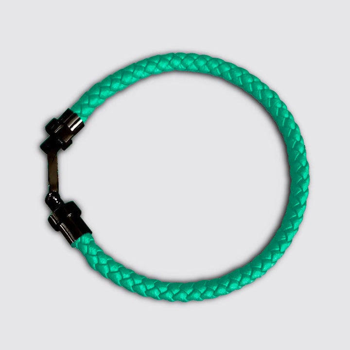 Bracelet Unisex Couple Turquoise / 17cm / Noir
