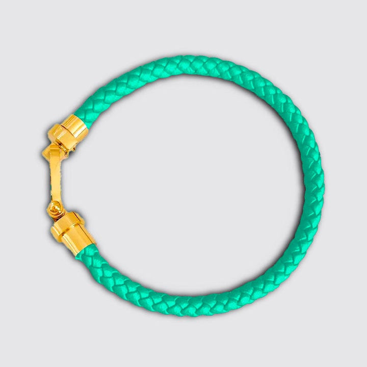 Bracelet Unisex Couple Turquoise / 17cm / Or