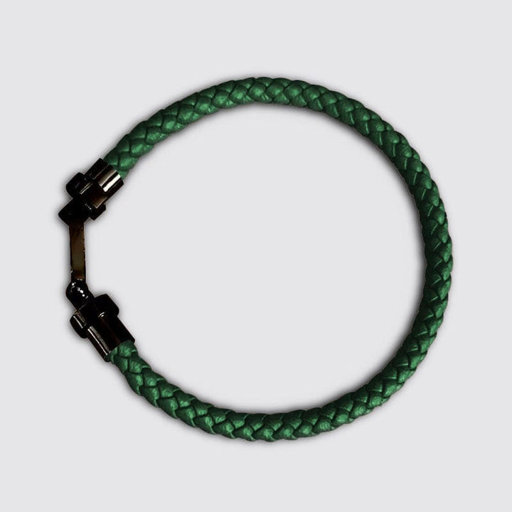 Bracelet Unisex Couple Vert / 17cm / Noir