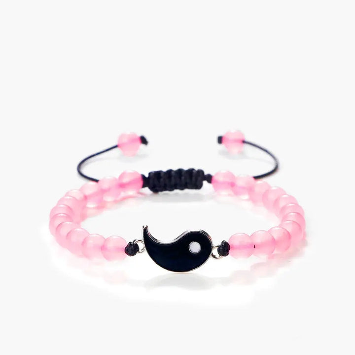 Bracelet Yin Yang De l’Amitié Rose / Yin