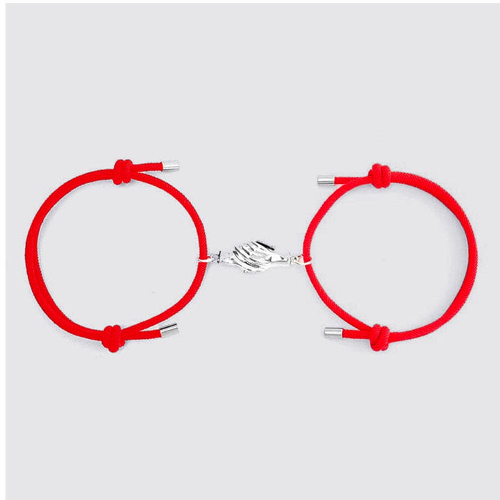 Bracelets Magnétiques Couple Rouge / Ajustable