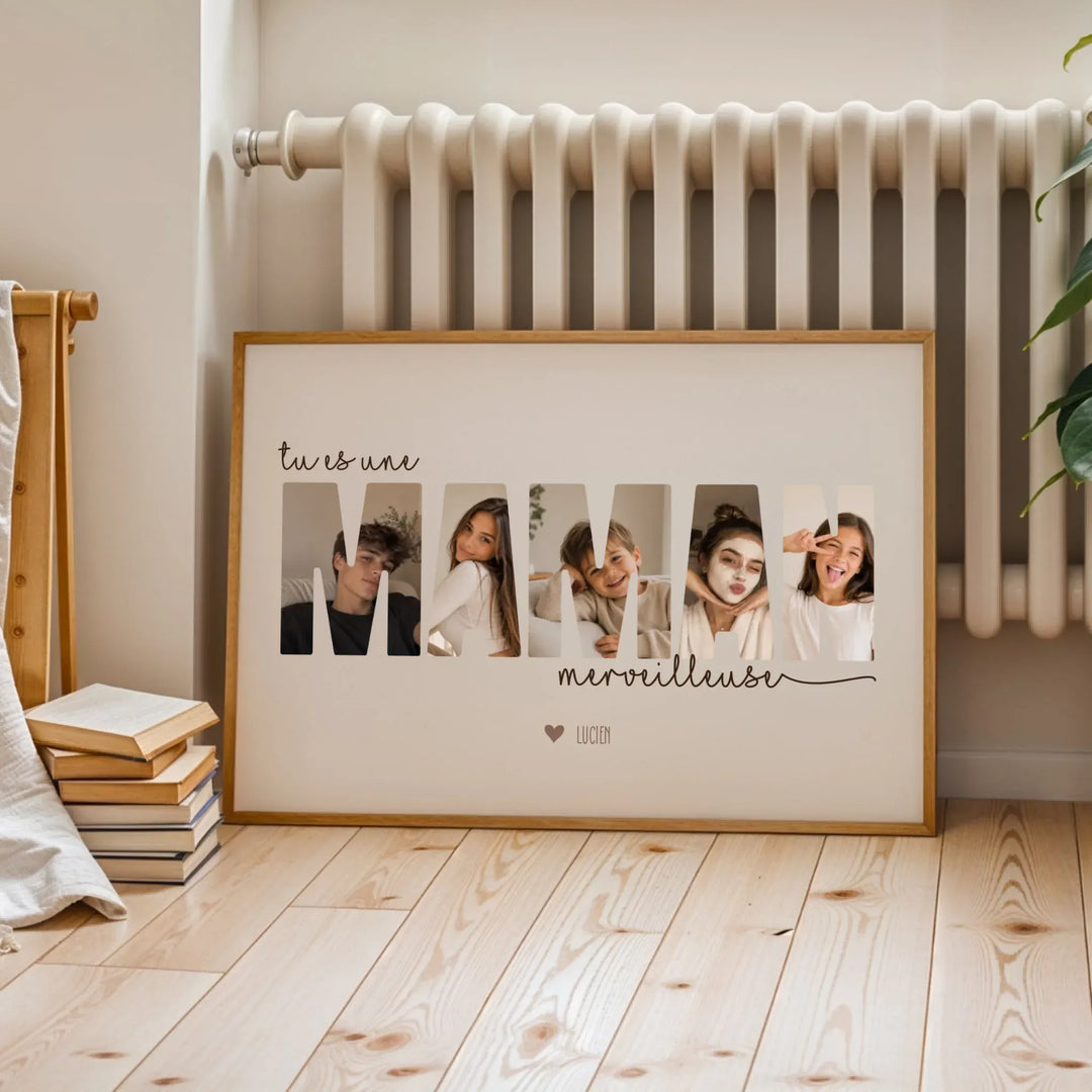 Cadeau fête des mères | Poster meilleure maman