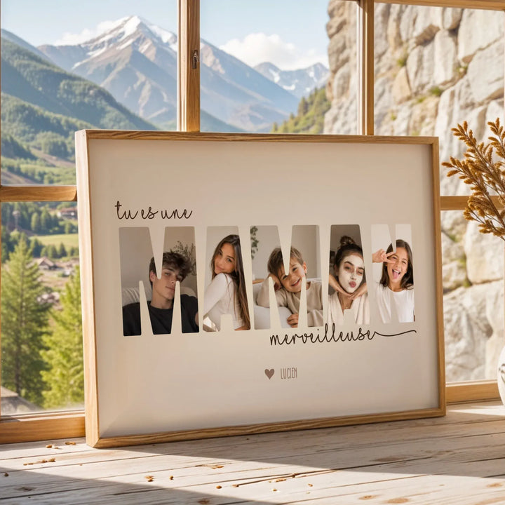 Cadeau fête des mères | Poster meilleure maman