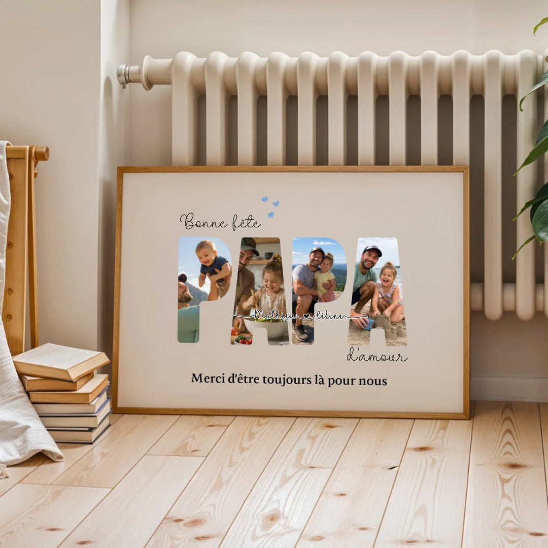 Affiche papa d'amour
