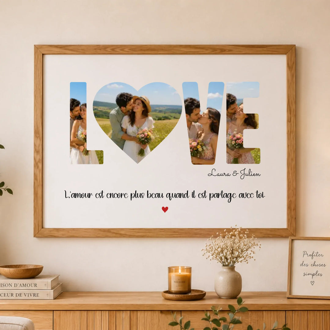 Cadeau Personnalisé - Photo couple