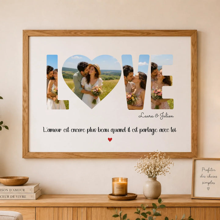 Cadeau Personnalisé - Photo couple
