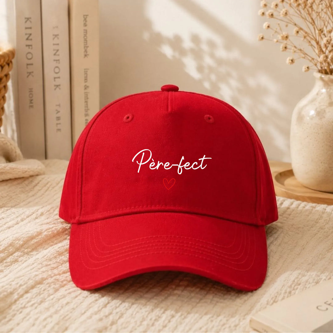 Casquette Père-fect Casquette PAPA 5-Panel  DTF / Rouge / Unique