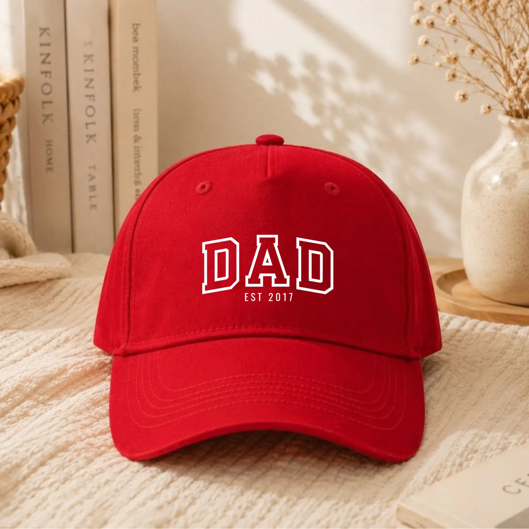 Casquette DAD Casquette PAPA 5-Panel  DTF / Rouge / Unique