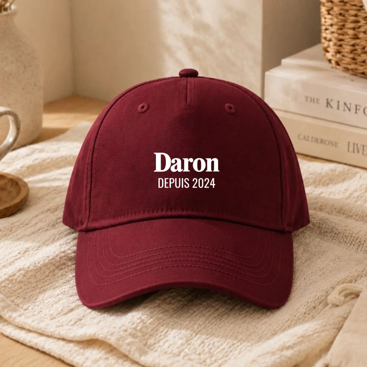 Casquette Daron Casquette PAPA 5-Panel  DTF / Bordeaux / Unique