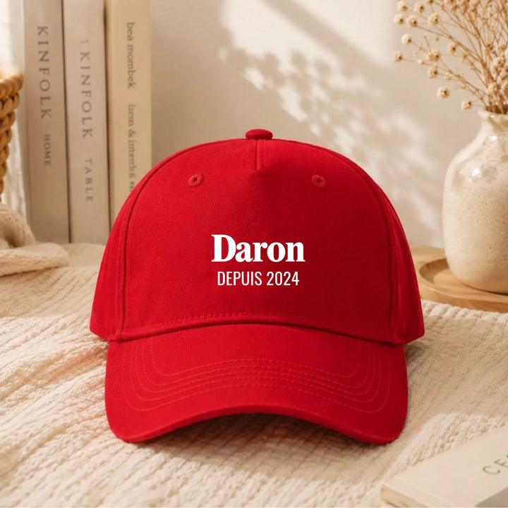 Casquette Daron Casquette PAPA 5-Panel  DTF / Rouge / Unique