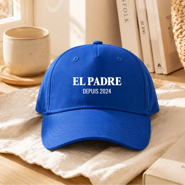 Casquette EL PADRE Casquette PAPA 5-Panel  DTF / Bleu / Unique