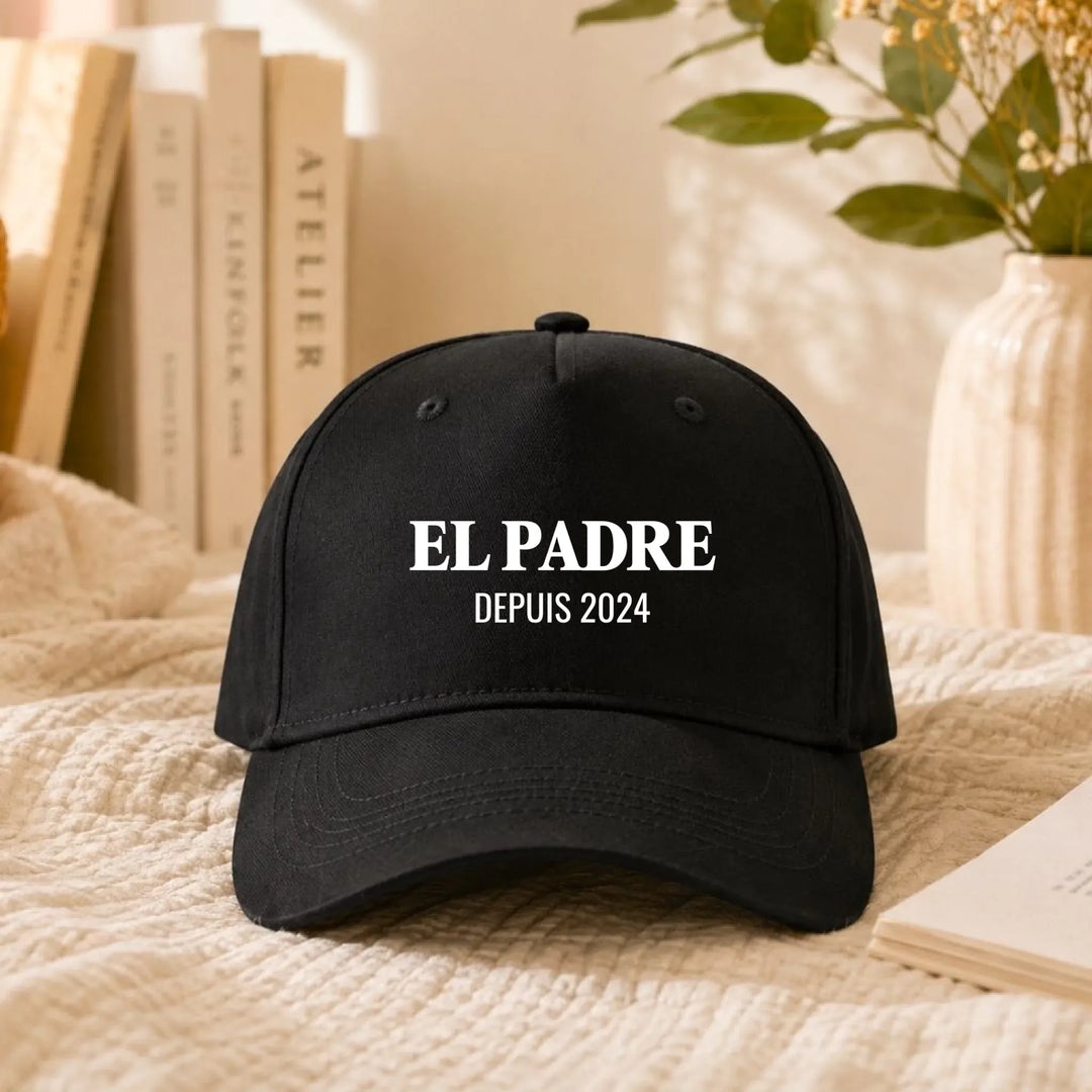 Casquette EL PADRE Casquette PAPA 5-Panel  DTF / Noir / Unique