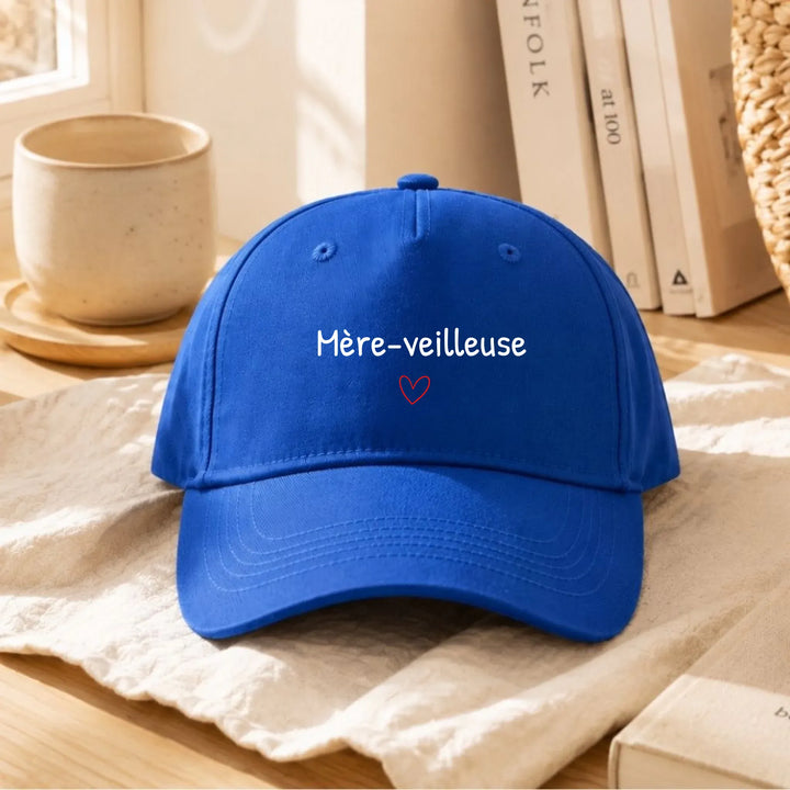 Casquette Mère-veilleuse Casquette MAMA 5-Panel  DTF copy / Bleu / Unique