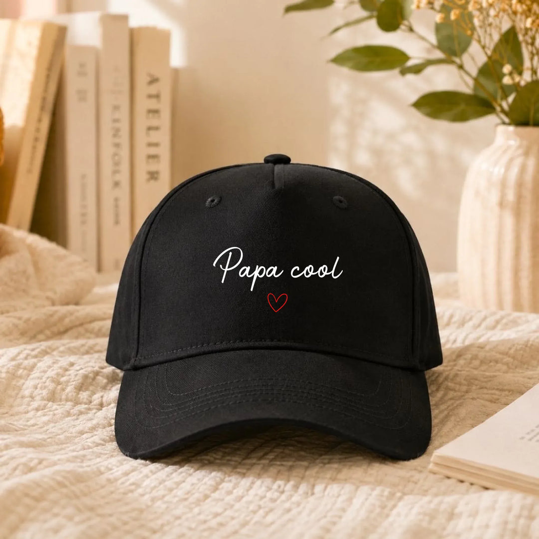Casquette Papa cool Casquette PAPA 5-Panel  DTF / Noir / Unique