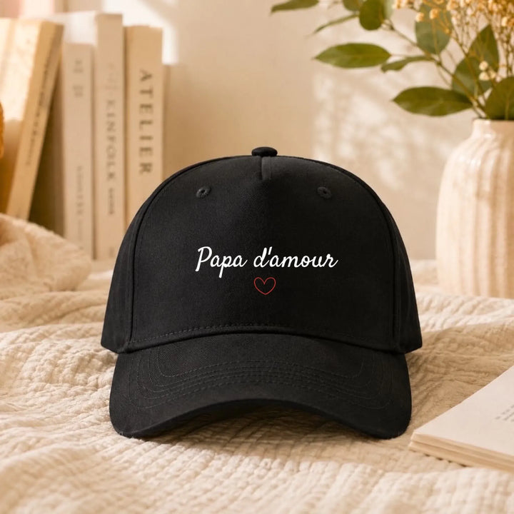 Casquette Personnalisée - Papa d'Amour