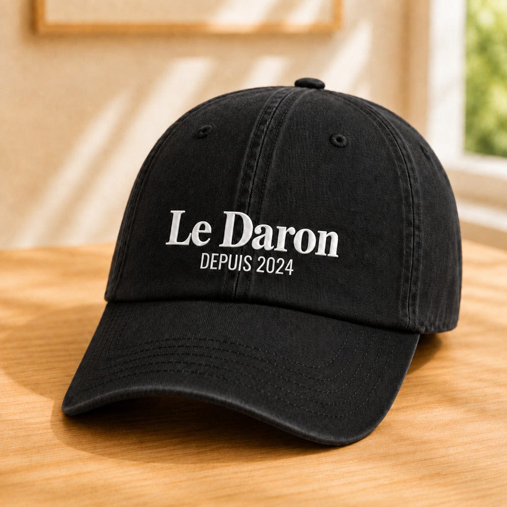 Bestickte Le-Daron-Cap mit persönlicher Jahreszahl
