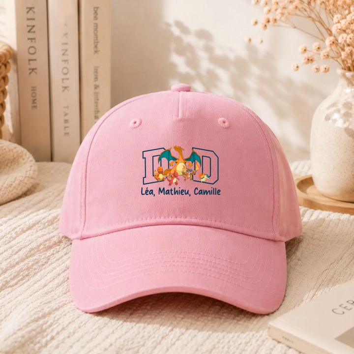 Casquette Personnalisée - Papa et ses monstres