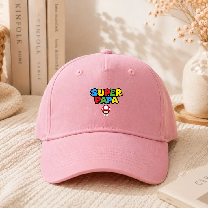 Casquette Super Papa Casquette PAPA 5-Panel  DTF / Rose / Unique