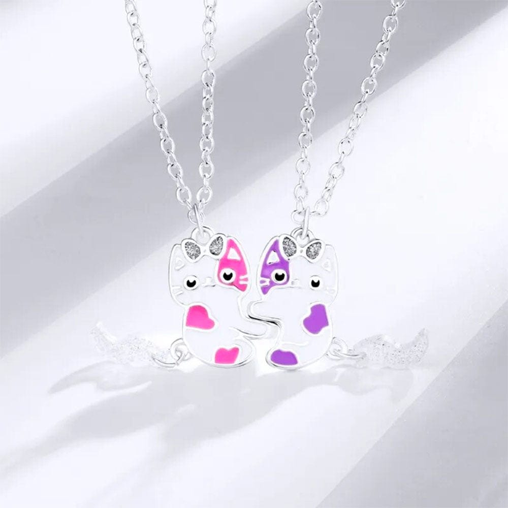 Collier best friend chat Argent