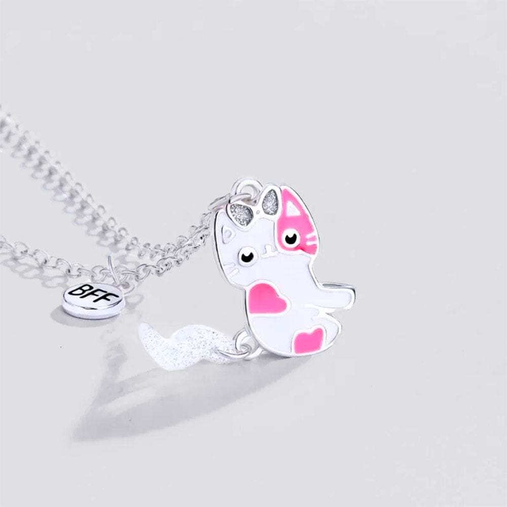 Collier best friend chat Argent