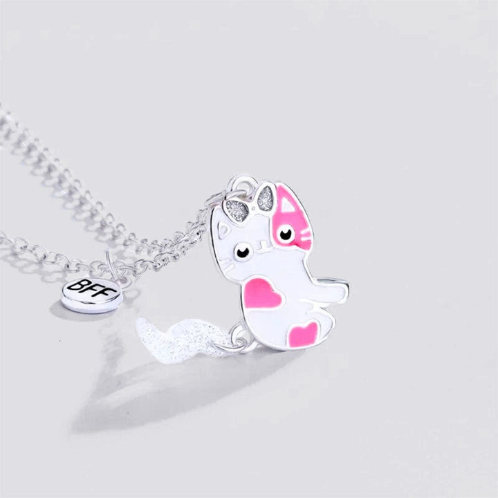 Collier best friend chat Argent