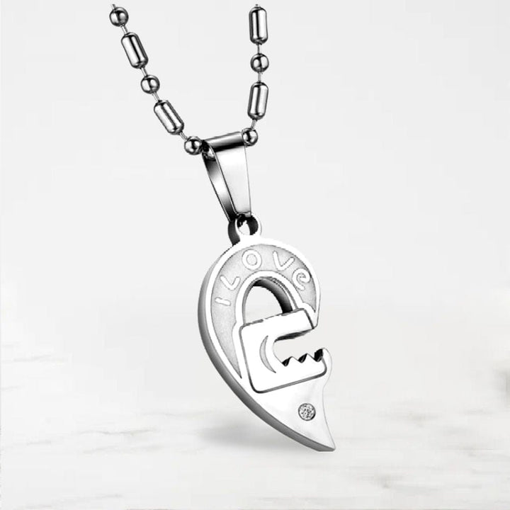 Collier Couple Coeur Séparable
