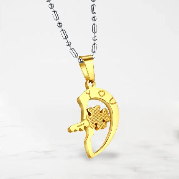Collier Couple Coeur Séparable
