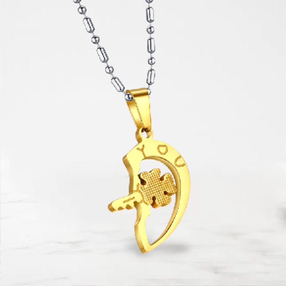 Collier Couple Coeur Séparable