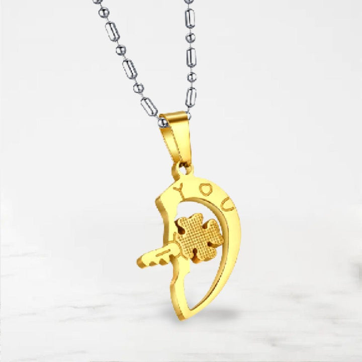Collier Couple Coeur Séparable