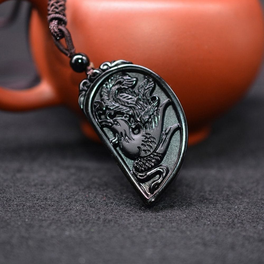 Collier Couple (Deux Parties) Noir