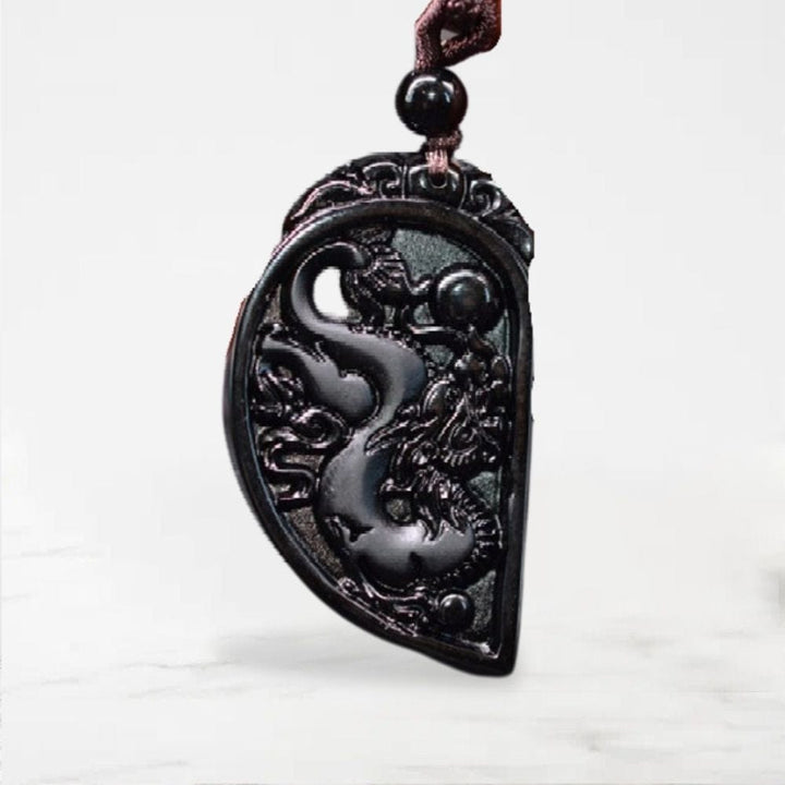 Collier Couple (Deux Parties) Noir
