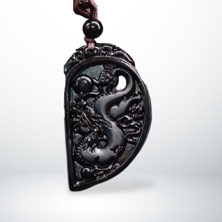 Collier Couple (Deux Parties) Noir