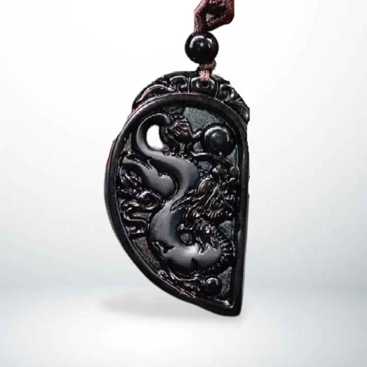 Collier Couple (Deux Parties) Noir