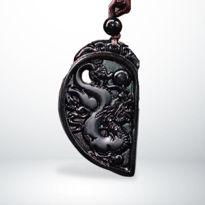 Collier Couple (Deux Parties) Noir