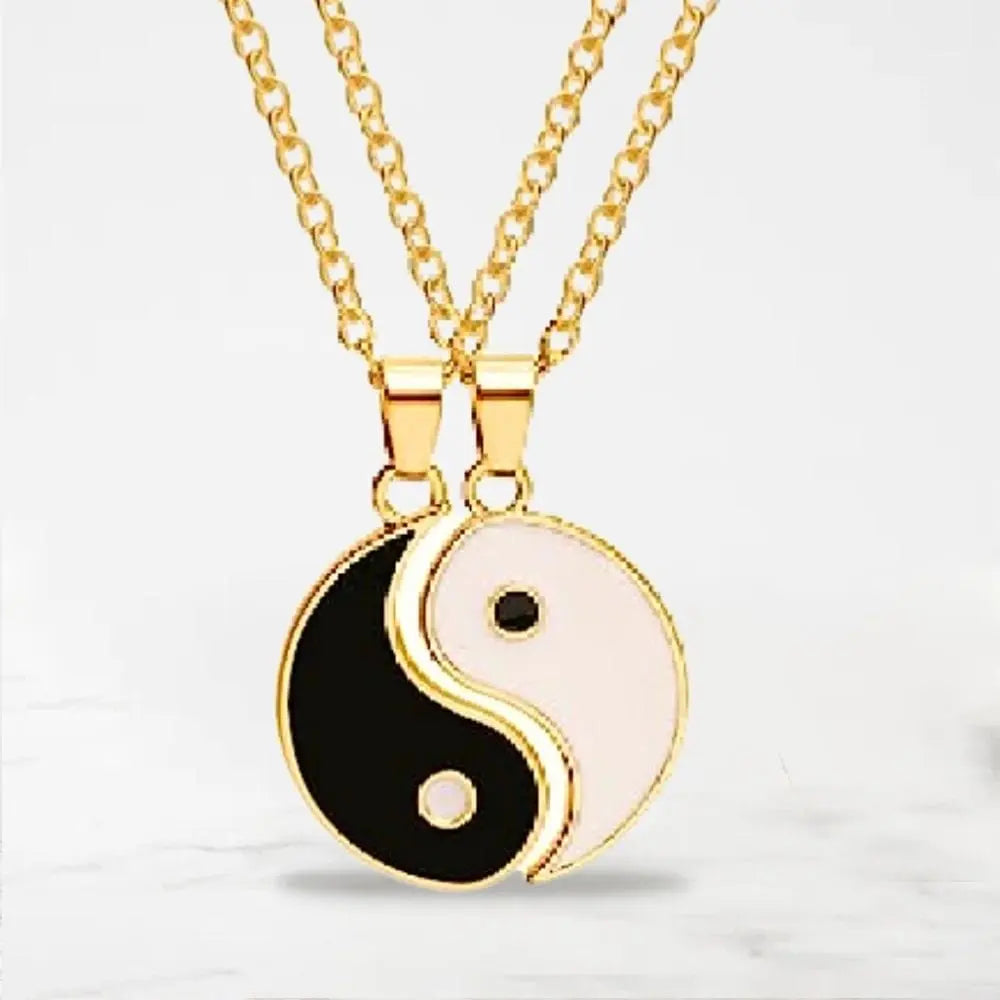 Collier Couple Yin Yang Or