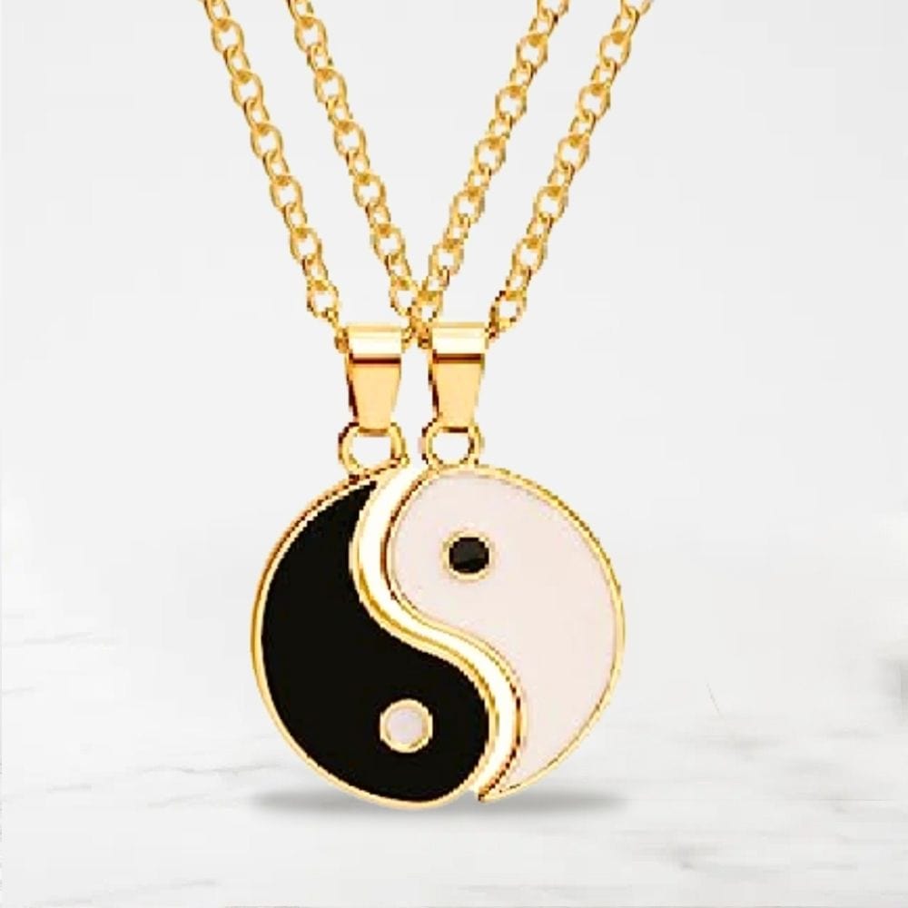 Collier Couple Yin Yang Or
