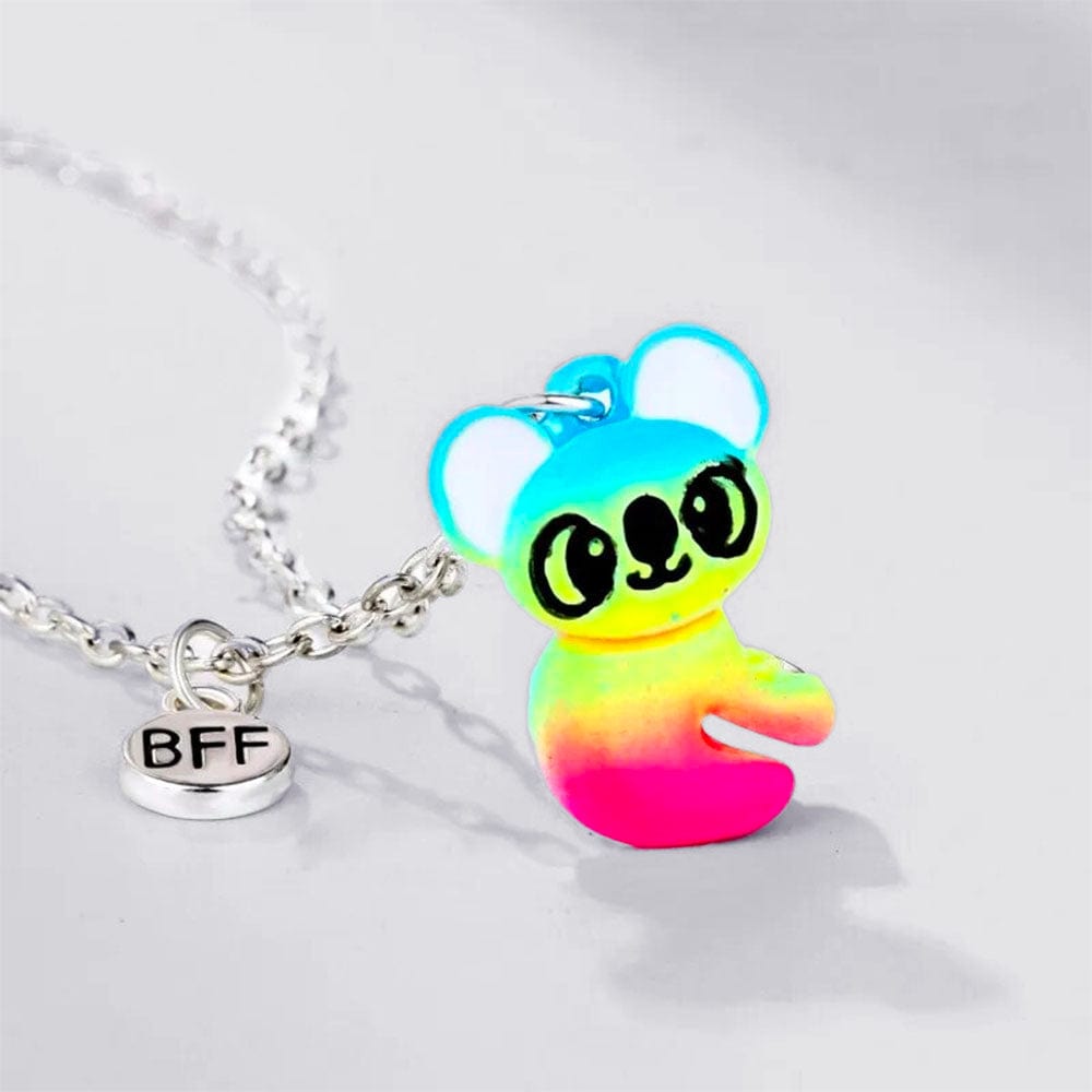 Collier d'Amitié Koala Argent / Multicolor